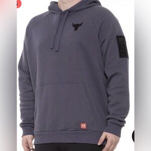 Under Armour Men’s Project Rock Veterans Day  Loose Fit Hoodie Size XL